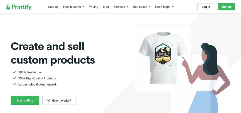 Printify allows you to brand various products
