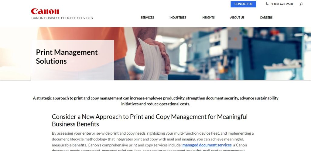 Canon Managed Print Services (MPS)