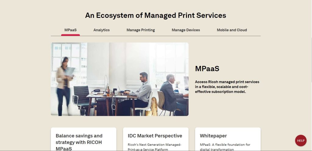Ricoh Managed Print Services (MPS)