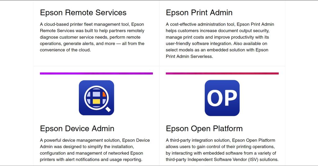 Epson Business Printing Solutions
