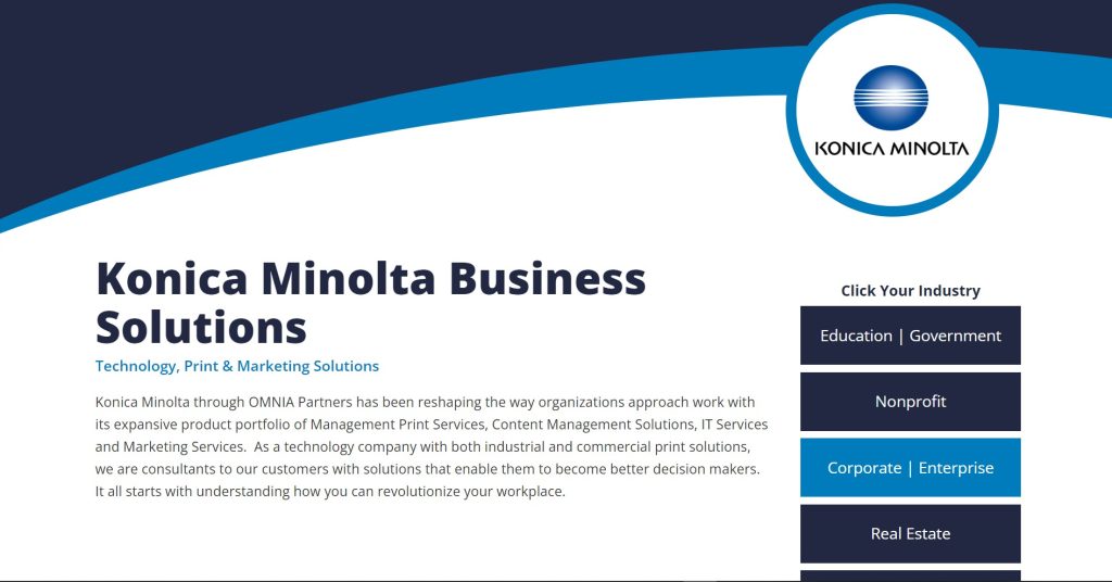 Konica Managed Print Services (MPS)
