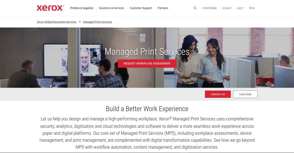 Xerox Managed Print Services (MPS)
