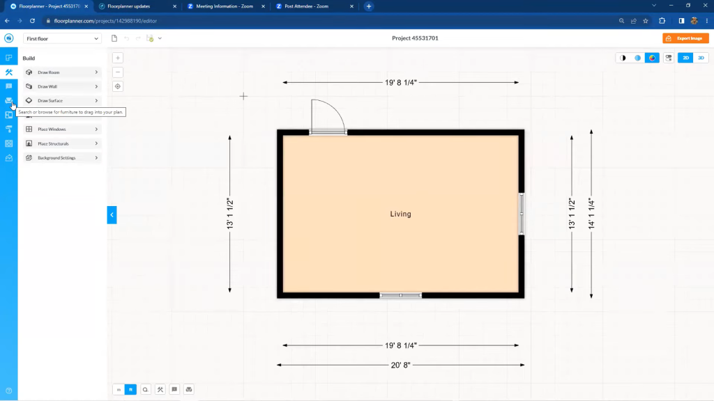 Floor Planner - Intuitive 2D and 3D Home Design