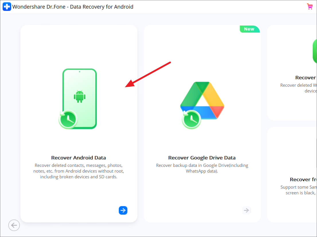 Recover android data