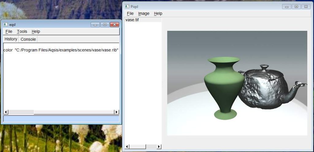 Aqsis rendering software tutorial
