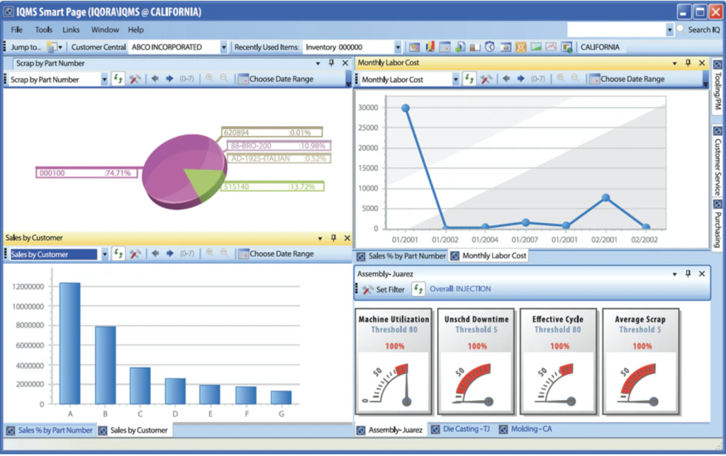 delmia works ERP software screenshot
