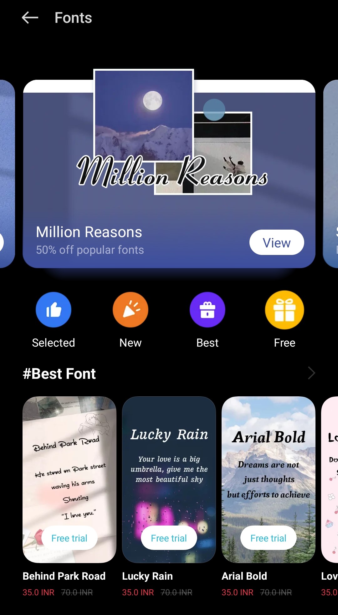 More fonts on OnePlus