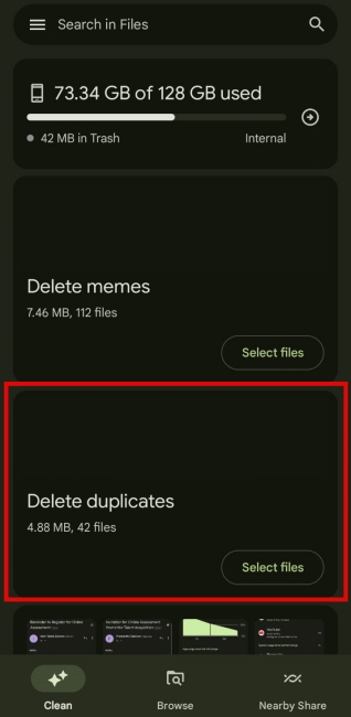 Delete Duplicates