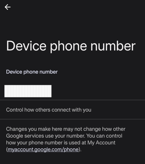 Phone number - OnePlus