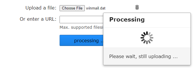 winmaildat processing