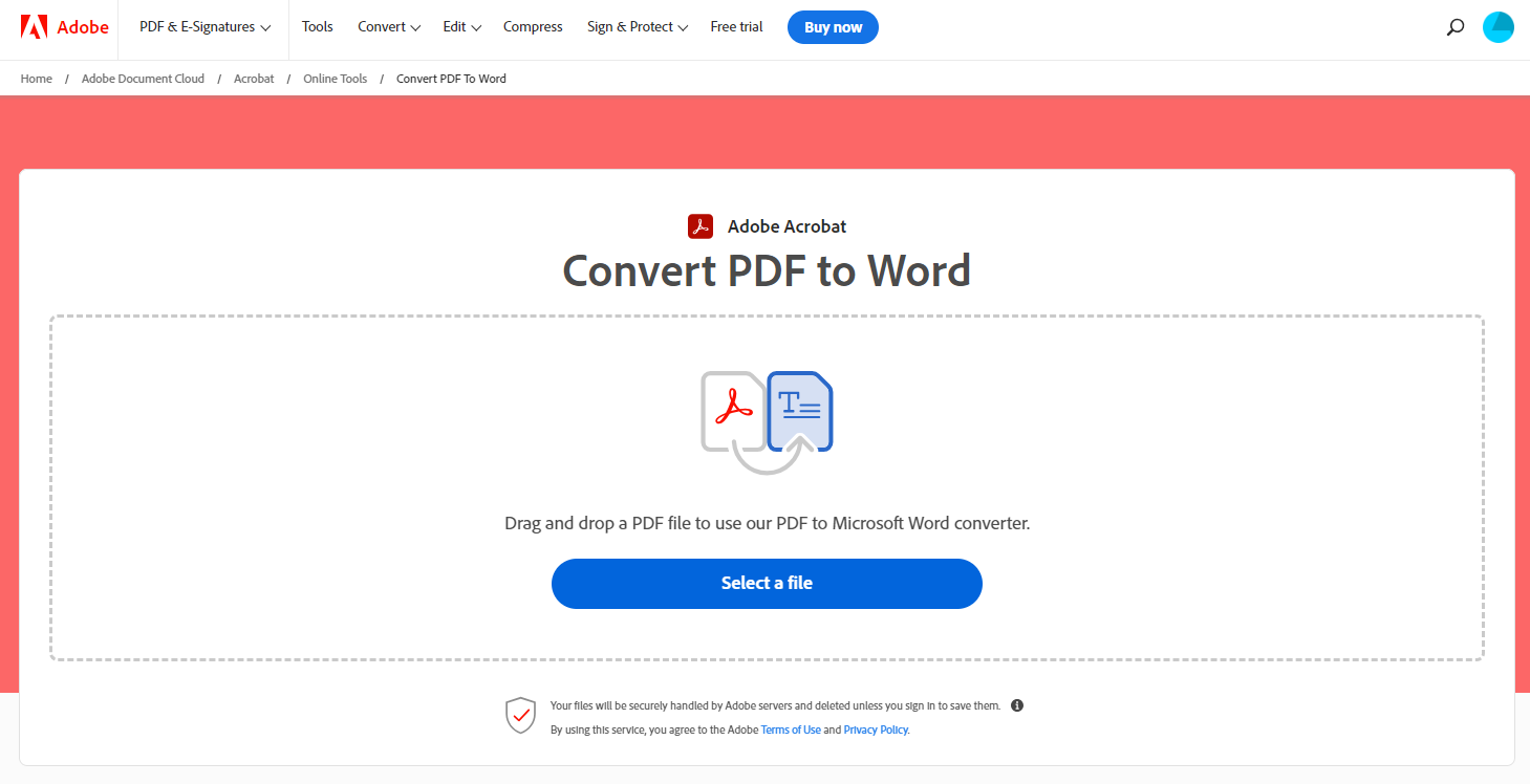 Adobe PDF to Word