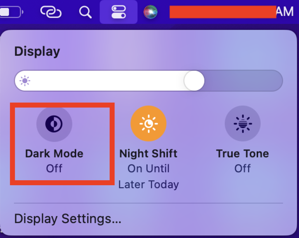 Dark Mode Option