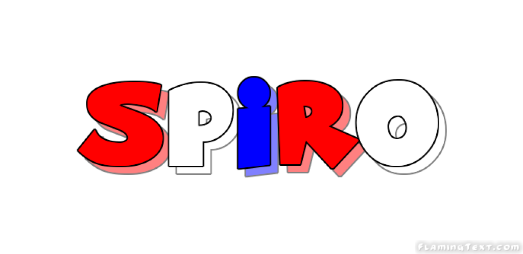 spiro best 70s fonts for canva in US flag color