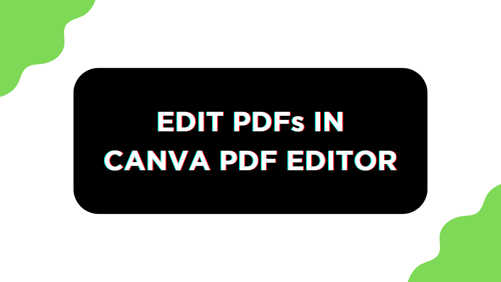 How to use canva pdf editor pttrns