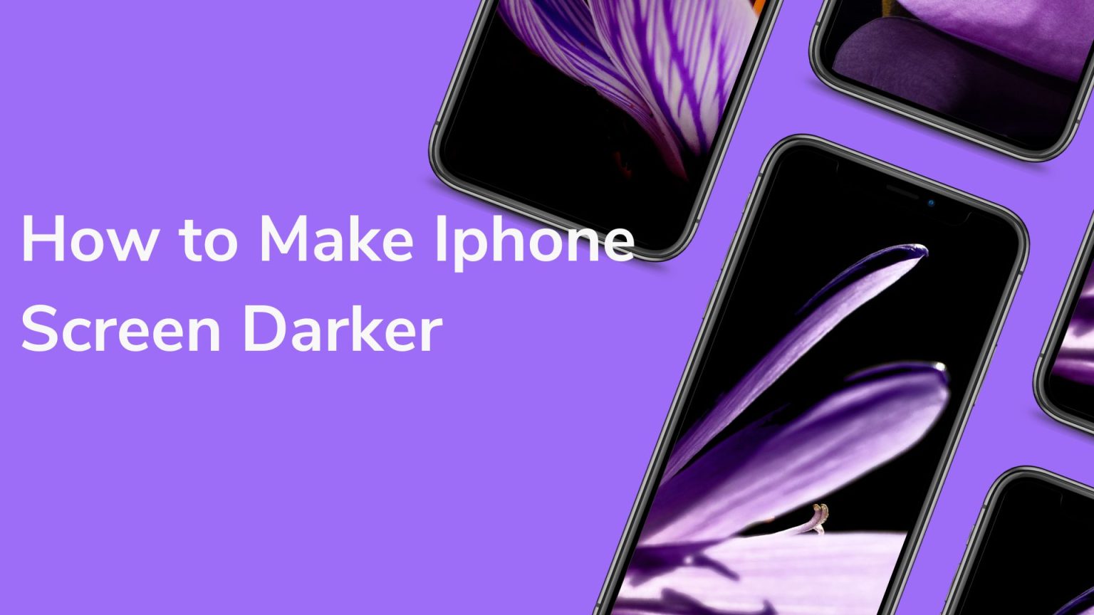 How to Make the iPhone Screen Darker - Pttrns