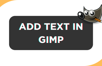 Add Text in GIMP