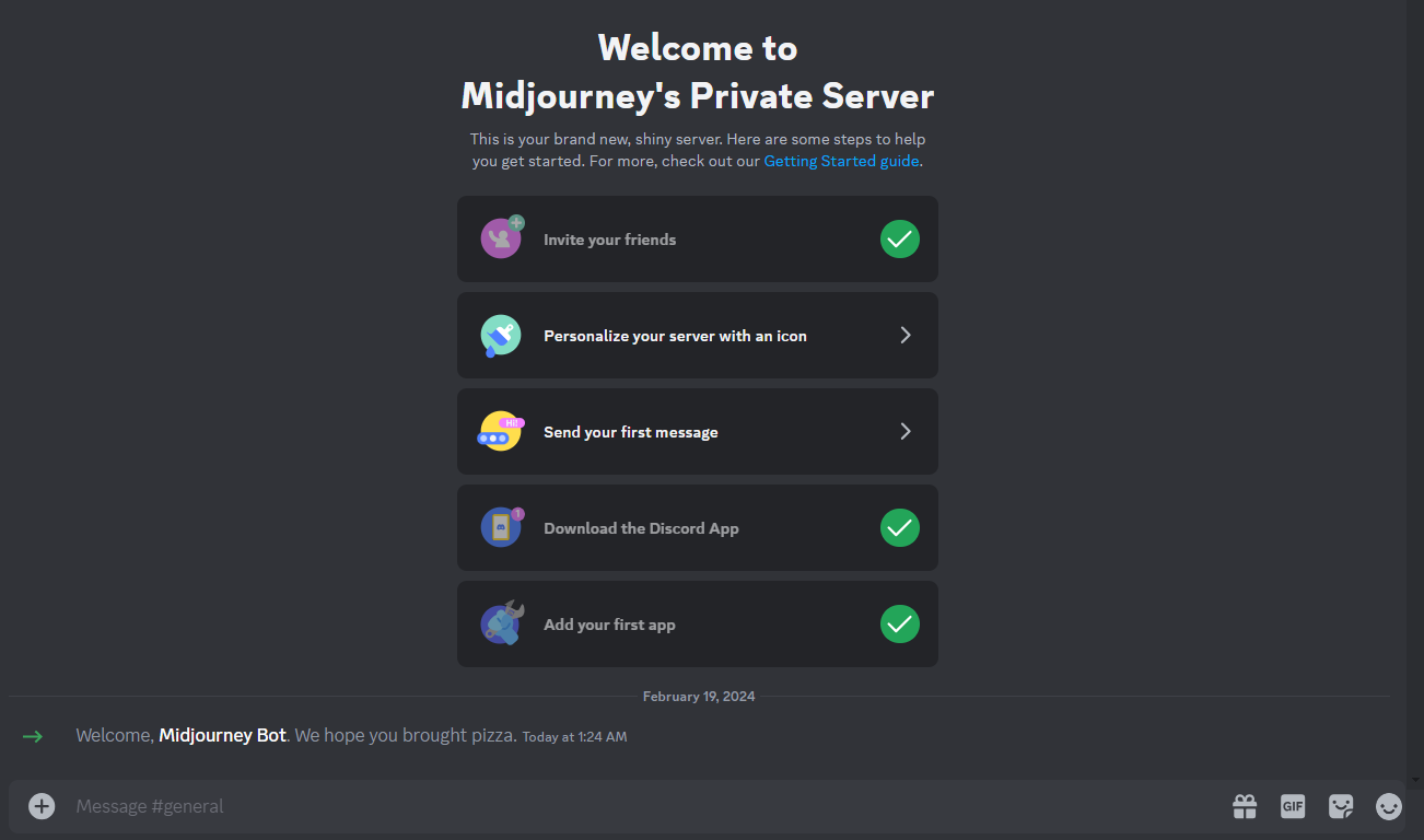 Midjourney Private Server