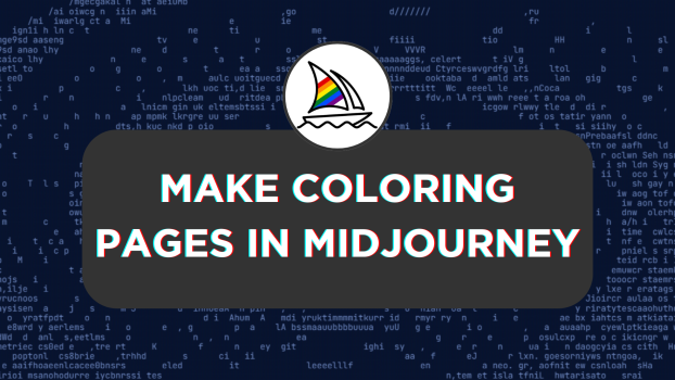 Make Coloring Pages in Midjourney
