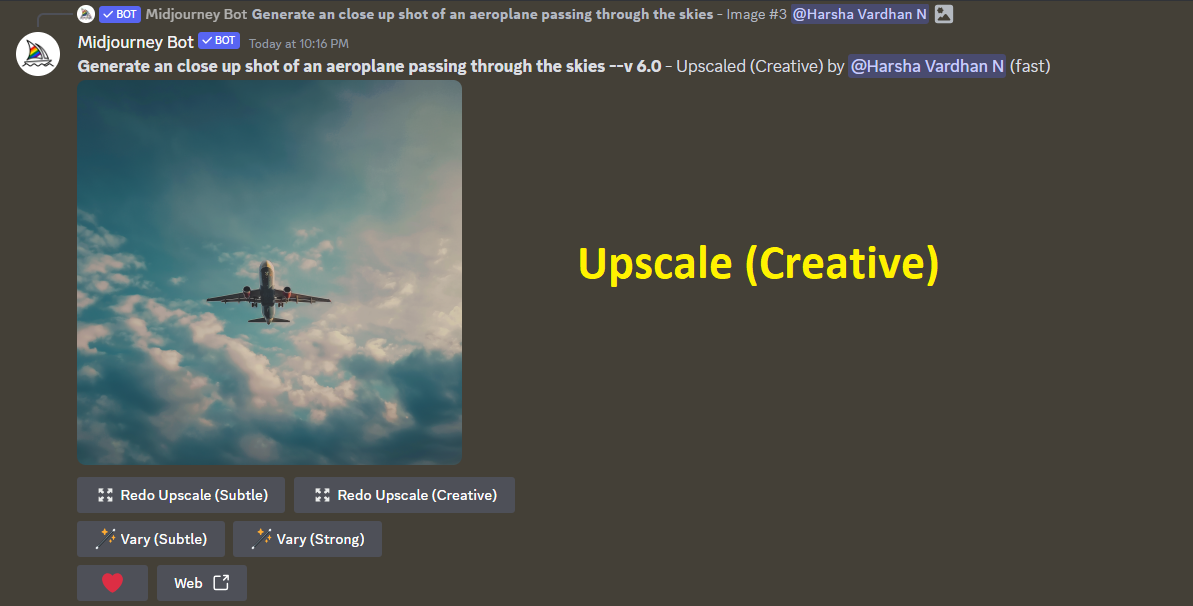 Upscale - Creative
