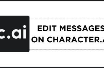 How To Edit Messages on Character.AI