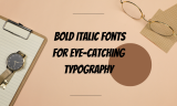 18 Bold Italic Font for Eye-Catching Typography