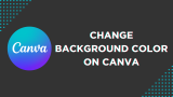 How To Change Background Color On Canva