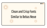 15 Clean and Crisp Fonts Similar to Bebas Neue