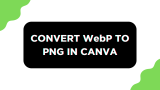 How To Convert WebP to PNG in Canva