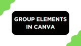 How To Group on Canva