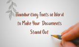 15 Handwriting Fonts in Word to Make Your Documents Stand Out