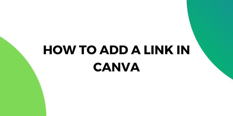 How to Add a Link in Canva