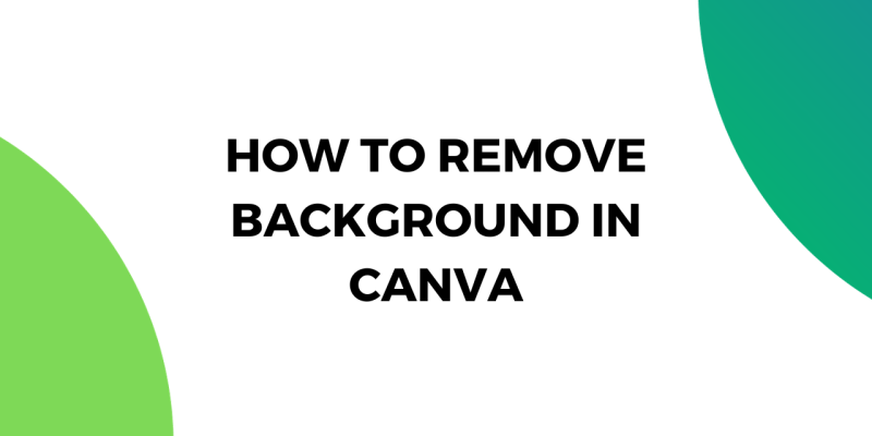 How to Remove Backgrounds in Canva
