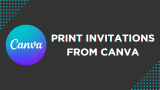 How To Print Invitations From Canva