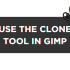How To Crop in GIMP
